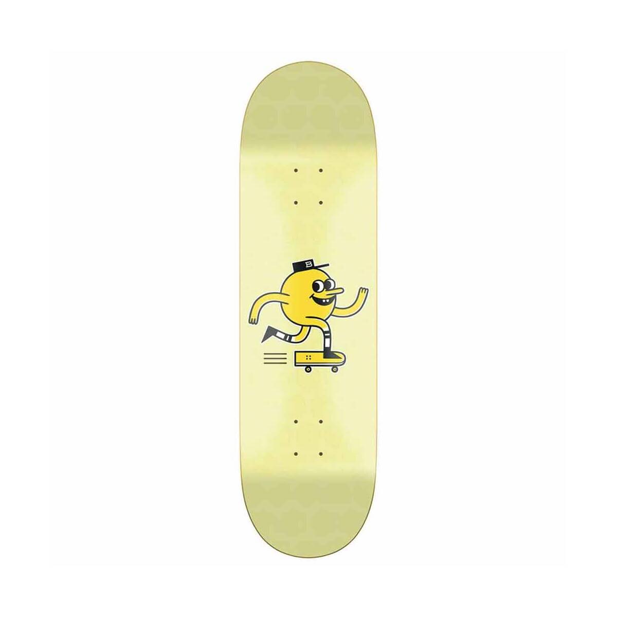 Skateboard Deck: "Pastel Yellow" 8,5
