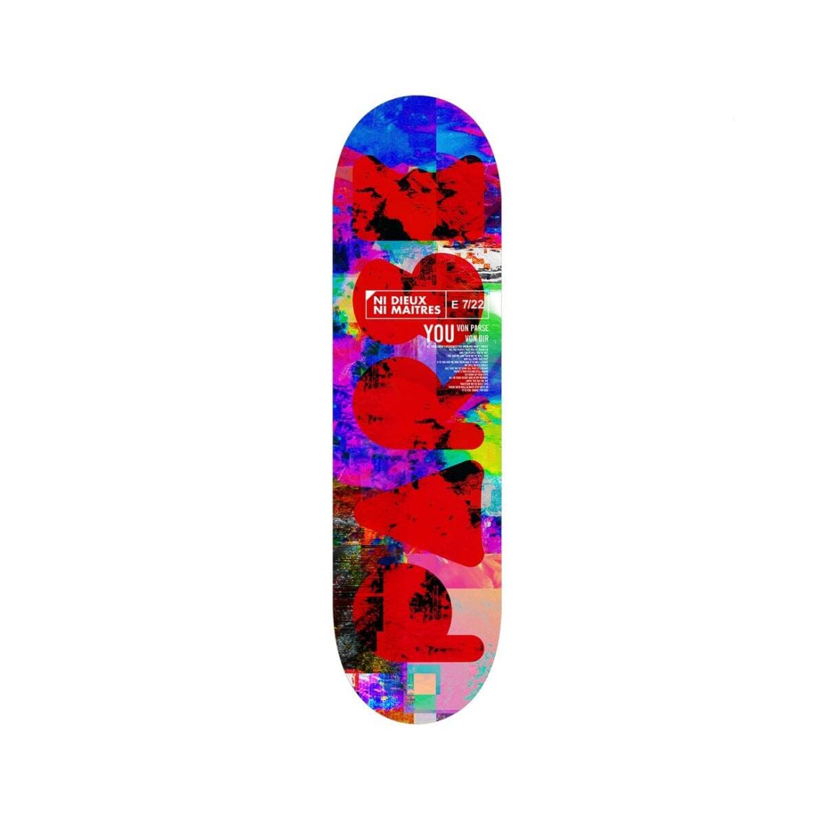 Skateboard Deck: "Glitch Life" Deck 8,0