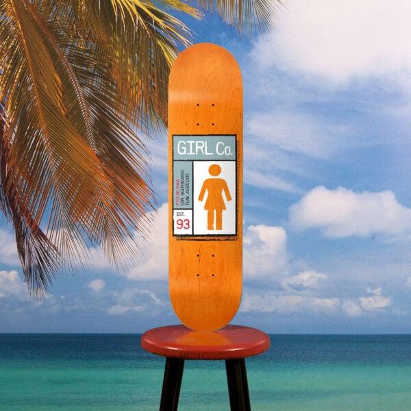 Skateboard Deck: Girl Skateboards - McCrank "Gridbox" TT Deck - 8.25