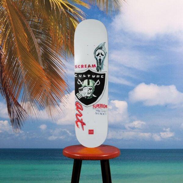 Skateboard Deck: Chocolate Skateboards - Alvarez "Art Official" Deck - 8.5