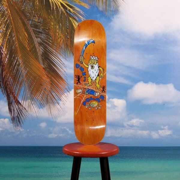 Skateboard Deck: Polar Skate Co. - Oski "Spider King" Deck - 8.0