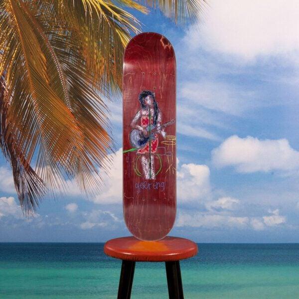 Skateboard Deck: Girl Skateboards - Geering "Cherry" Deck - 8.0