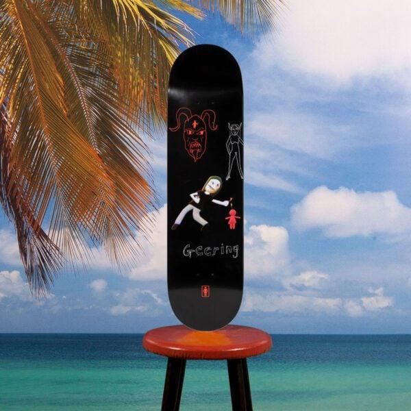 Skateboard Deck: Girl Skateboards - Geering "Devil" Deck - 8.0
